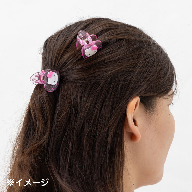 ハローキティ ミニヘアクリップ 4個セット