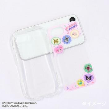 マイメロディ&クロミ クリスタルクリア iPhone 16eケース