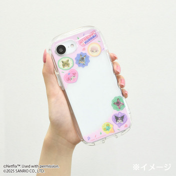 マイメロディ&クロミ クリスタルクリア iPhone 16eケース