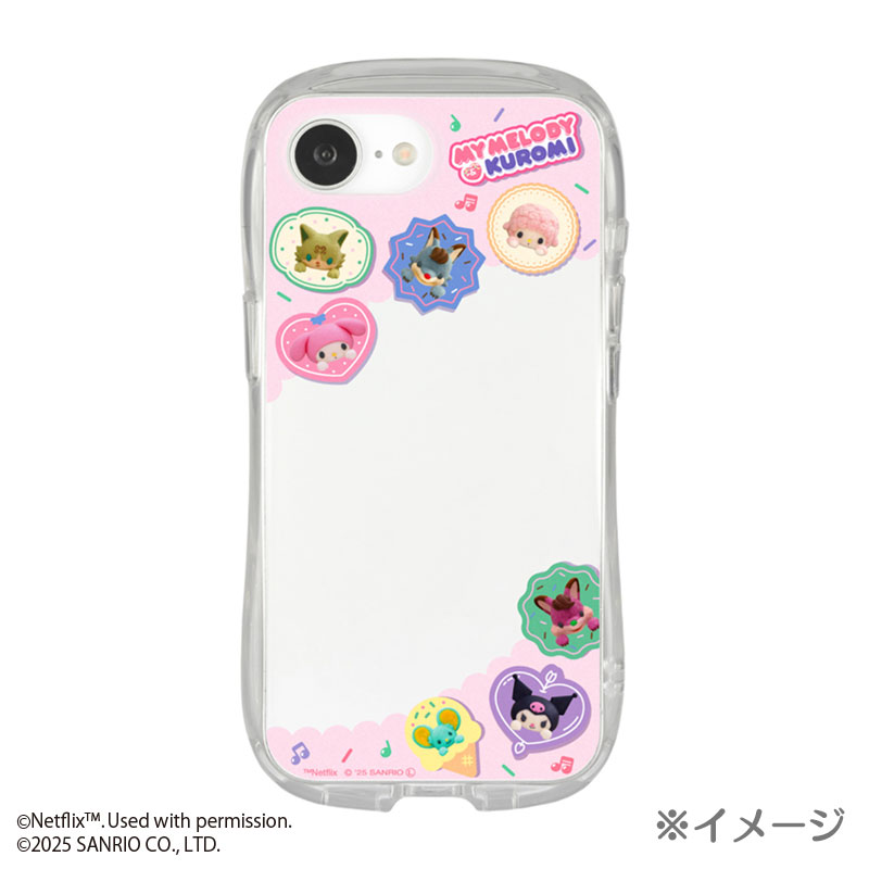 マイメロディ&クロミ クリスタルクリア iPhone 16eケース