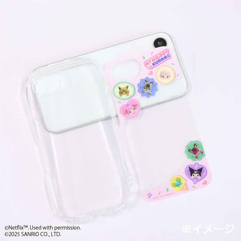 マイメロディ&クロミ クリスタルクリア iPhone 16eケース