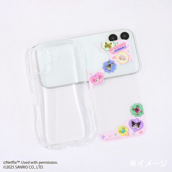 マイメロディ&クロミ クリスタルクリア iPhone 16ケース