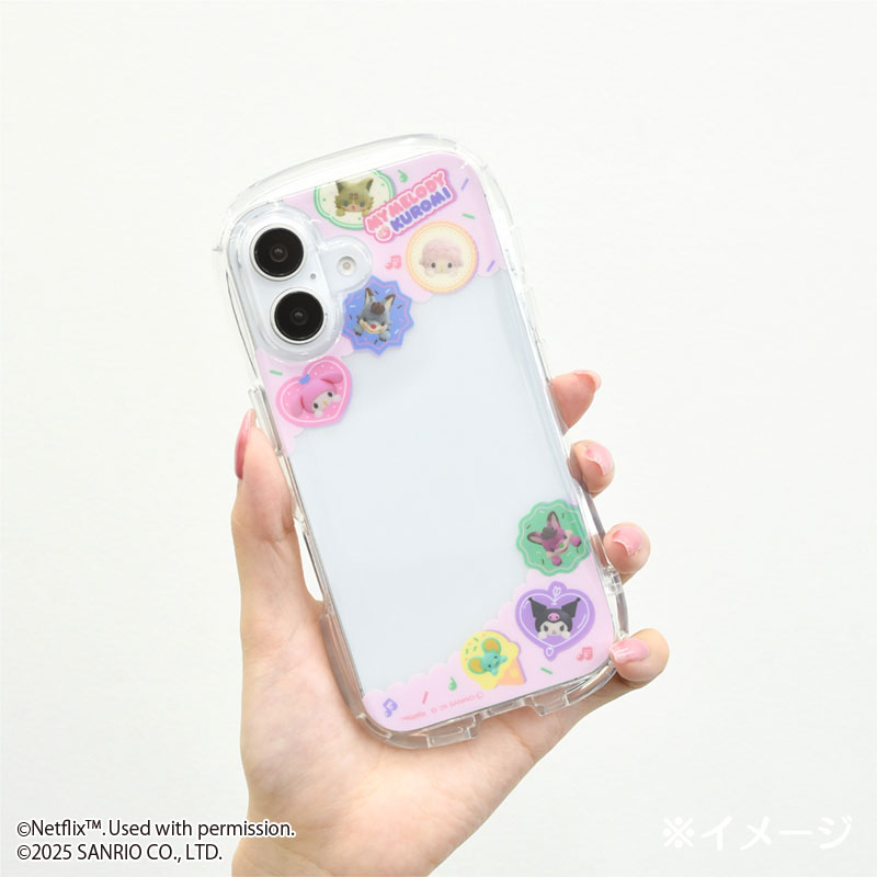 マイメロディ&クロミ クリスタルクリア iPhone 16ケース