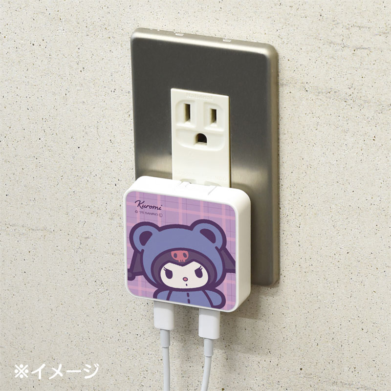 クロミ USB Type-C 出力 ACアダプタ（クマ）