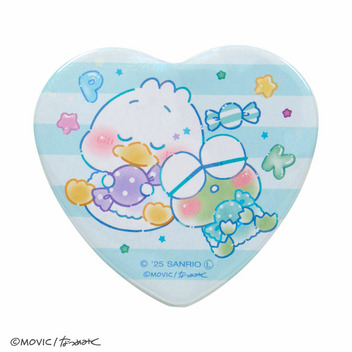 けろけろけろっぴ&あひるのペックル DOLLY MIX PETIT ハート缶バッジ3個セット