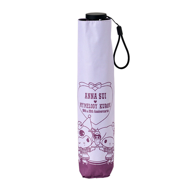 マイメロディ&クロミ ANNA SUI 晴雨兼用折りたたみ傘（シルエット）