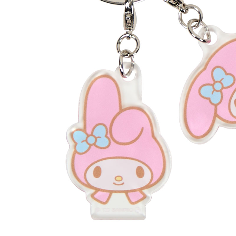 マイメロディ 4連アクリルキーホルダー（フェイス）