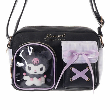 クロミ ぬいぐるみ付きショルダーバッグ
