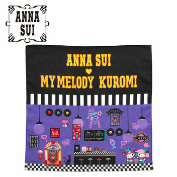 マイメロディ&クロミ ANNA SUI ハンカチ（ダイナー）