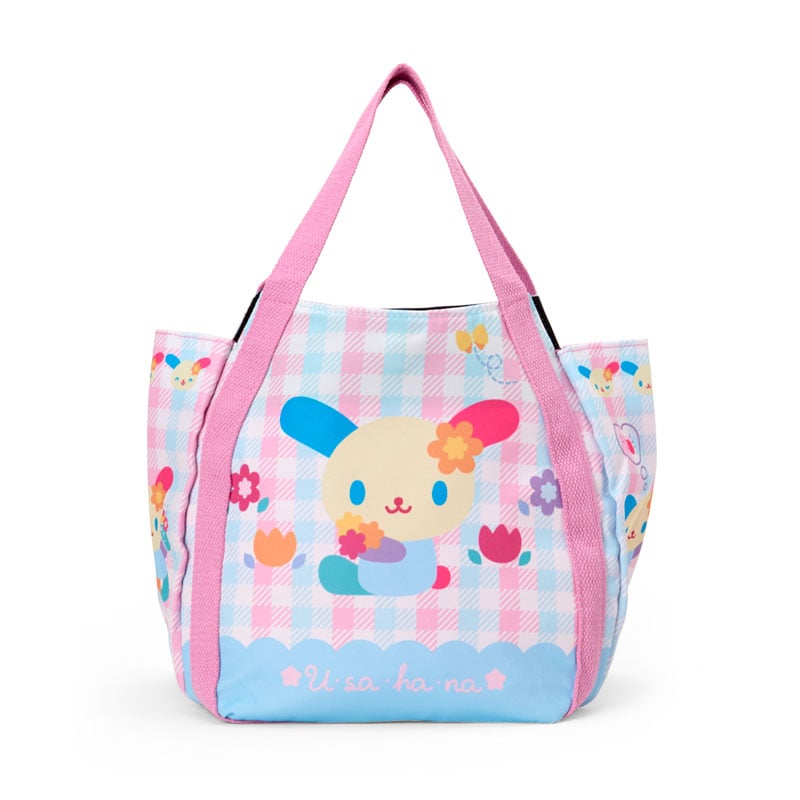 ウサハナ プリントランチバッグ