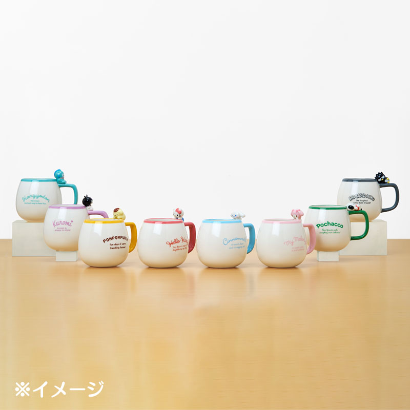 バッドばつ丸 マスコット付きマグカップ