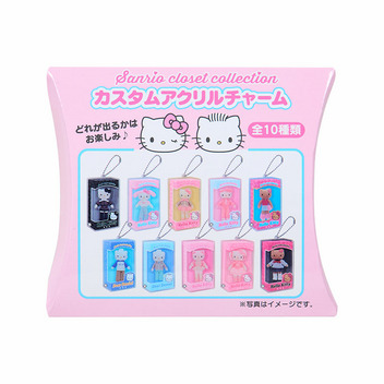 サンリオキャラクターズ シークレットカスタムアクリルチャーム（ドールBOXデザイン）