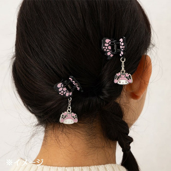 ハローキティ ミニヘアクリップ（バタフライ）