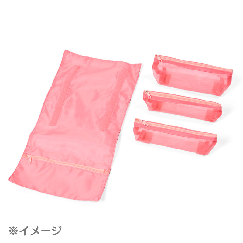 マイメロディ メッシュロールポーチ（トラベル）
