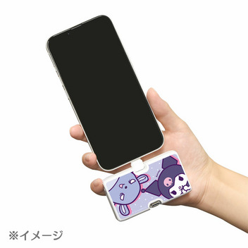 クロミ&バク Lightning/Type-C コネクタ付き リチウムイオン充電器