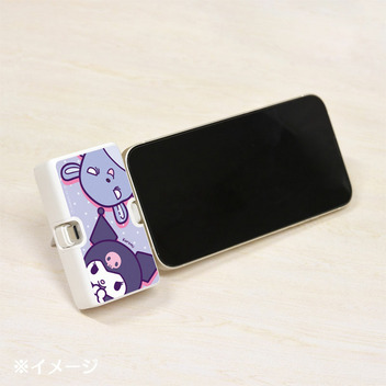 クロミ&バク Lightning/Type-C コネクタ付き リチウムイオン充電器