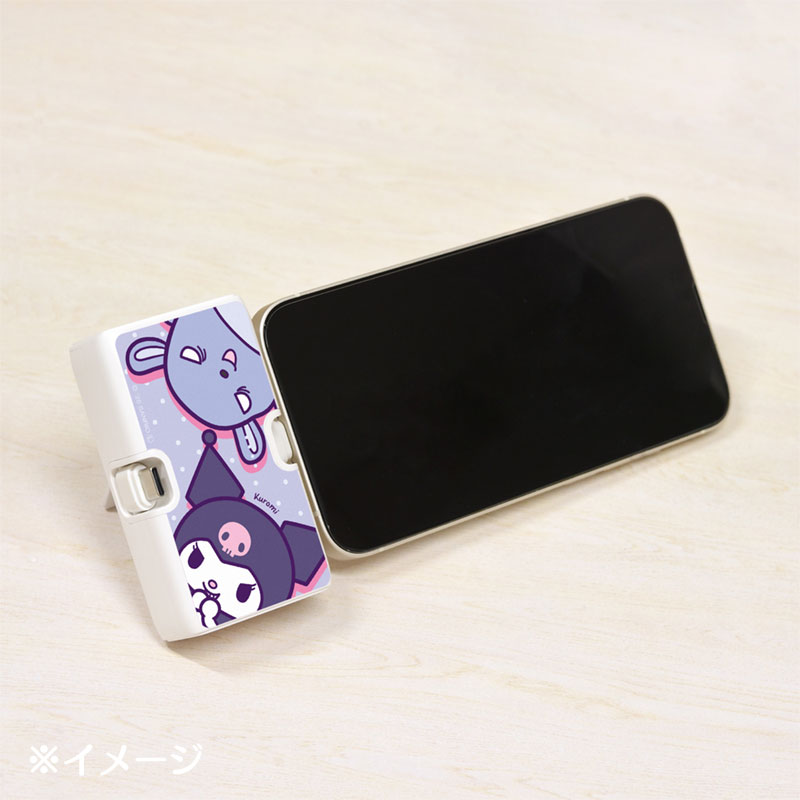 クロミ&バク Lightning/Type-C コネクタ付き リチウムイオン充電器