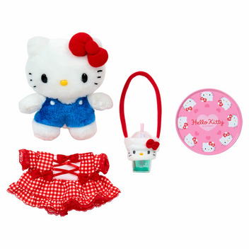 ハローキティ スターターぬいどりドールセット（ぴたっとふれんず）