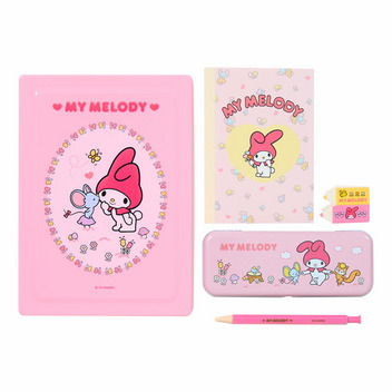 マイメロディ お道具箱＆文具セット（身の回り雑貨 いつまでもサンリオ）
