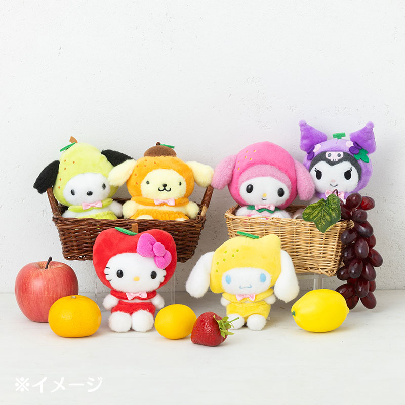 マイメロディ マスコットホルダー（フルーツデザイン）