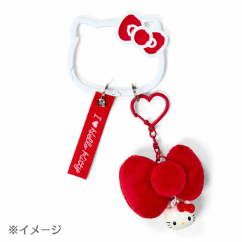 ハローキティ フェイス形カラビナ（I Love Hello Kitty）