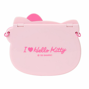 ハローキティ チェーン付き両面ミラー（I Love Hello Kitty）