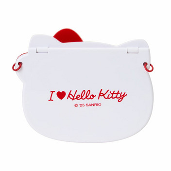 ハローキティ チェーン付き両面ミラー（I Love Hello Kitty）