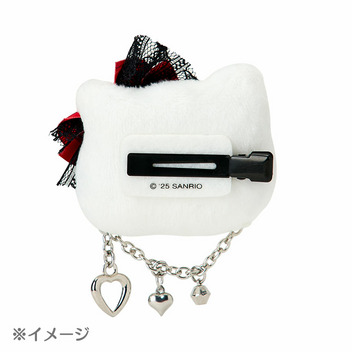 マイメロディ フェイス形ヘアクリップ（Sweet Rock 'n' Check）