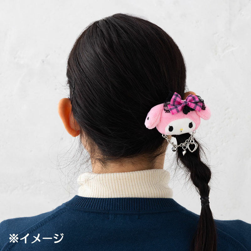 マイメロディ フェイス形ヘアクリップ（Sweet Rock 'n' Check）