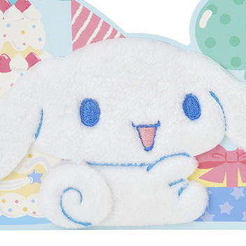 グリーティングカード 誕生日祝い　ライト＆ボイス　シナモロール　ふかふか