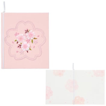  春　刺しゅう桜