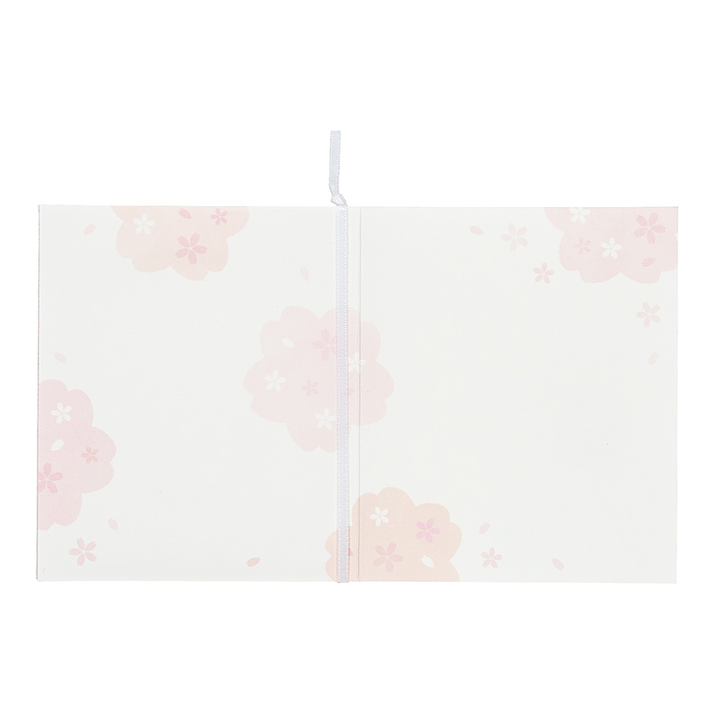 グリーティングカード 春　刺しゅう桜