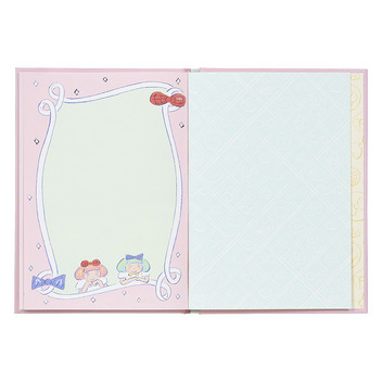 グリーティングカード 誕生日祝い　絵本 リボンの枠の中にふたり