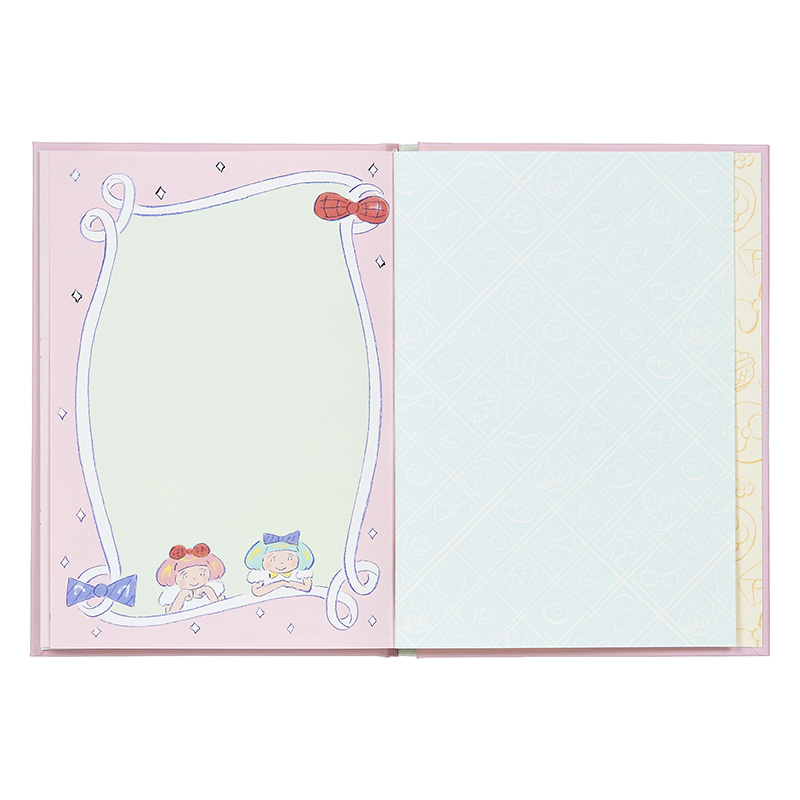 グリーティングカード 誕生日祝い　絵本 リボンの枠の中にふたり