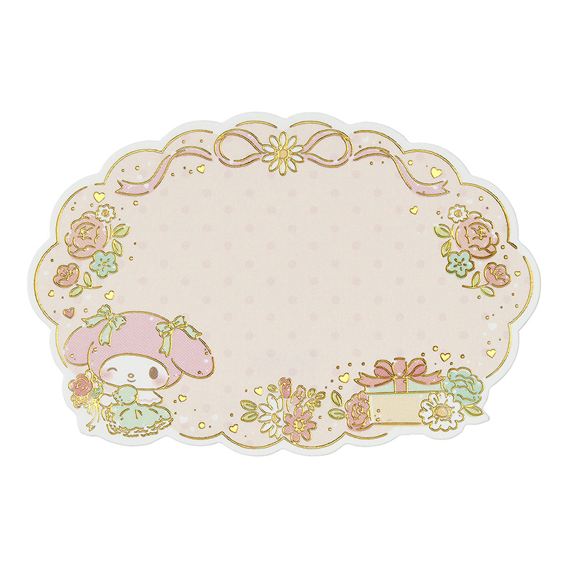 グリーティングカード 多目的　ミニカード　マイメロディ　プレゼント