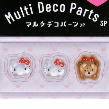 ハローキティ マルチデコパーツ3個セット