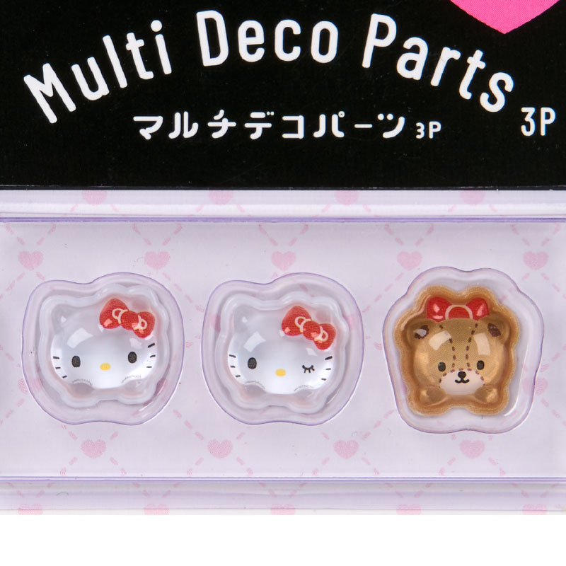 ハローキティ マルチデコパーツ3個セット