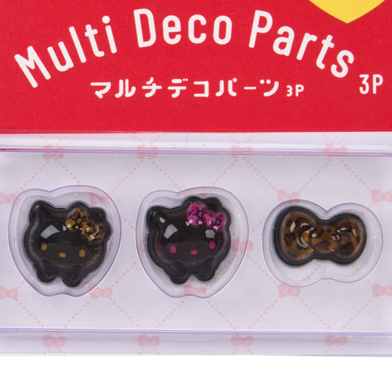 ハローキティ マルチデコパーツ3個セット（リボン）