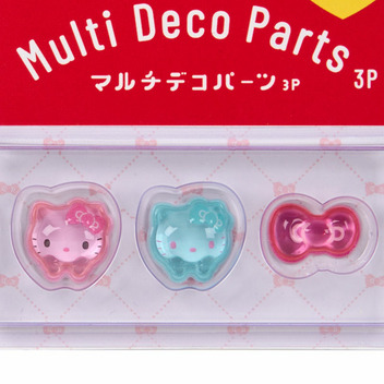 ハローキティ マルチデコパーツ3個セット（パステル）