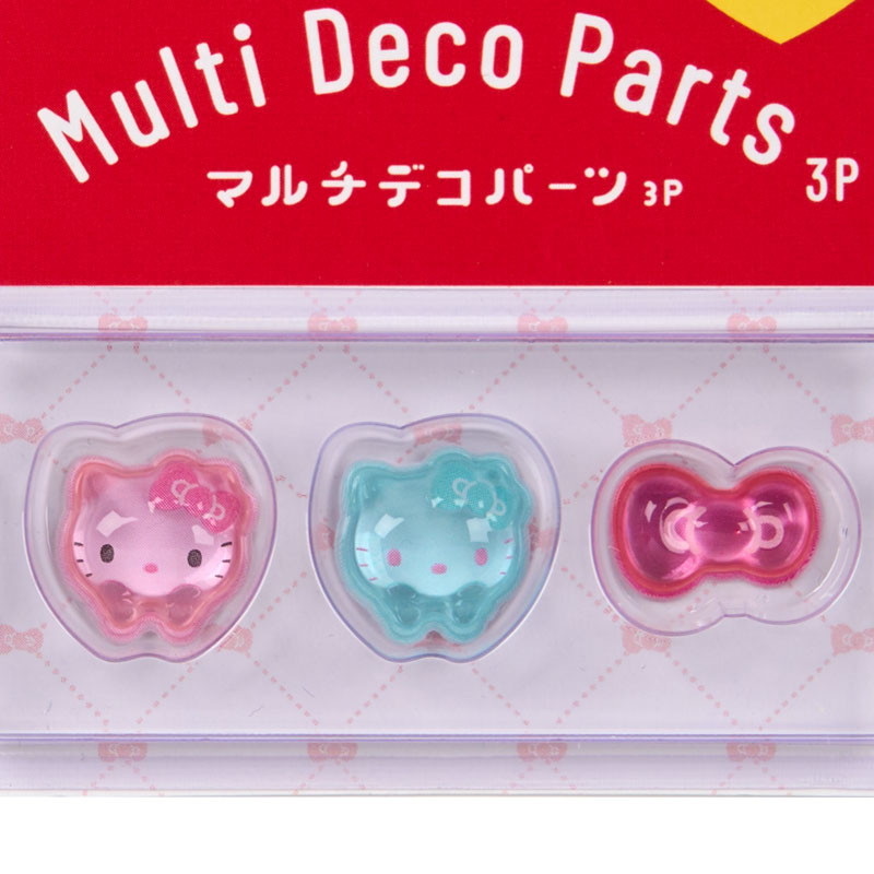ハローキティ マルチデコパーツ3個セット（パステル）