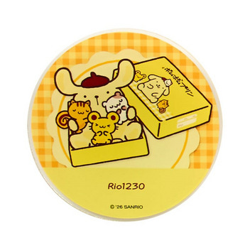 ポムポムプリン アクリルネームバッジ（ポムポムプリン30周年デザインシリーズ）