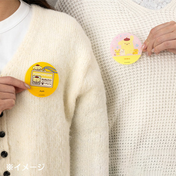 ポムポムプリン アクリルネームバッジ（ポムポムプリン30周年デザインシリーズ）