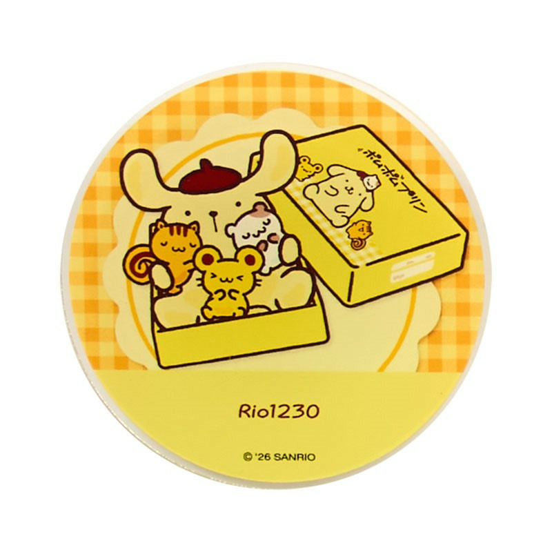 ポムポムプリン アクリルネームバッジ（ポムポムプリン30周年デザインシリーズ）