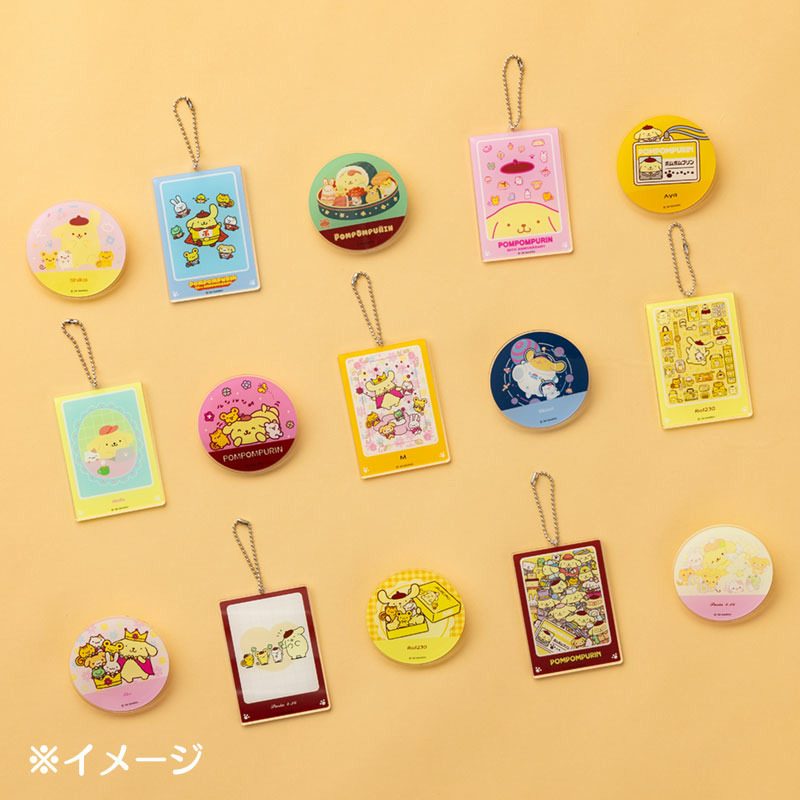 ポムポムプリン アクリルネームバッジ（ポムポムプリン30周年デザインシリーズ）