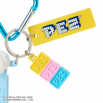 シナモロール PEZ カラビナ付きキーホルダー
