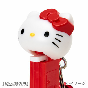 ハローキティ PEZ カラビナ付きキーホルダー