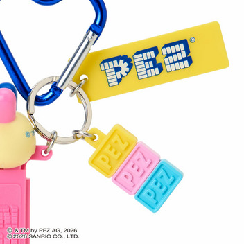 ウサハナ PEZ カラビナ付きキーホルダー