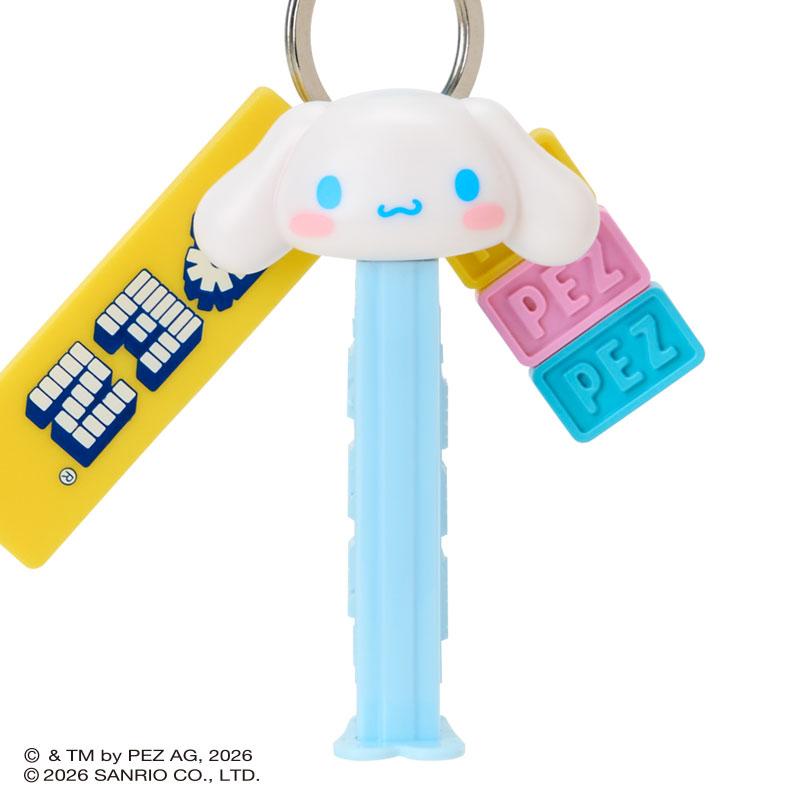 シナモロール PEZ カラビナ付きキーホルダー
