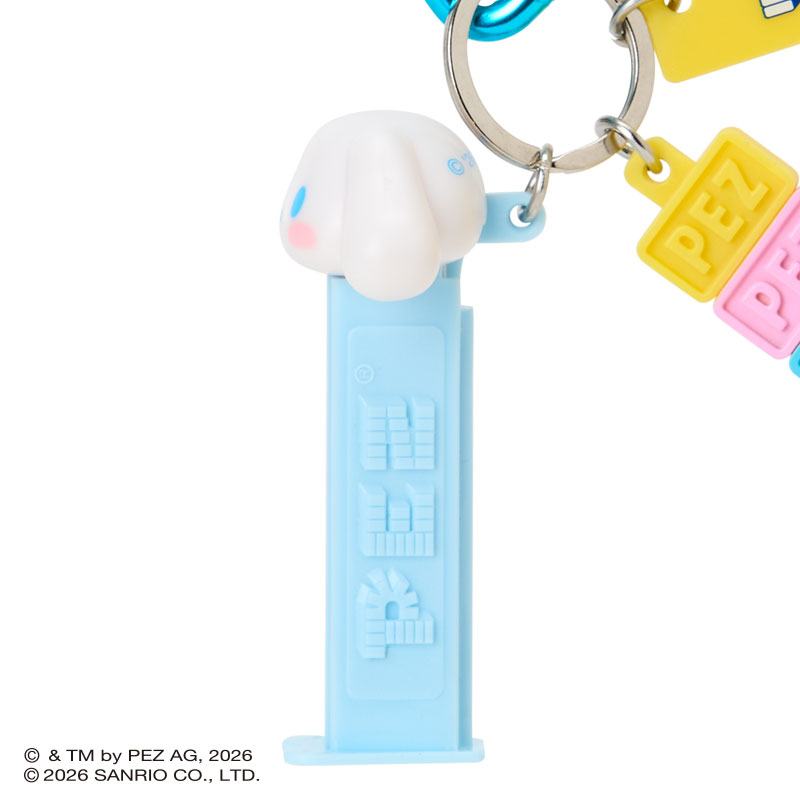 シナモロール PEZ カラビナ付きキーホルダー