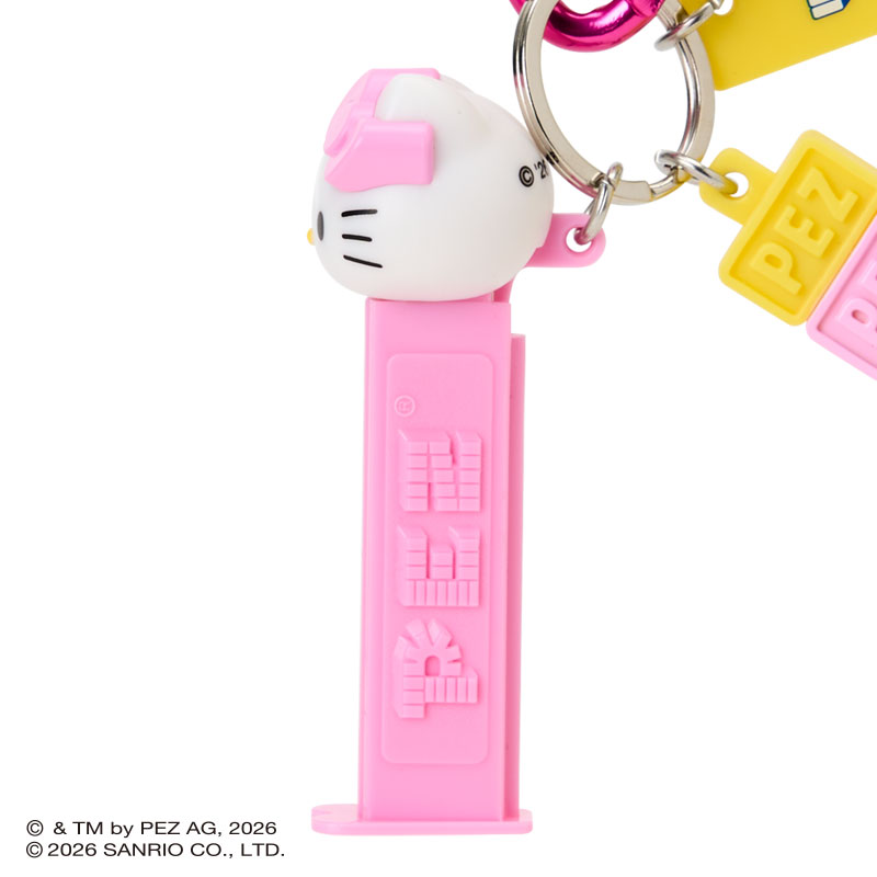 ハローキティ PEZ カラビナ付きキーホルダー